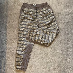 Plaid Joggers